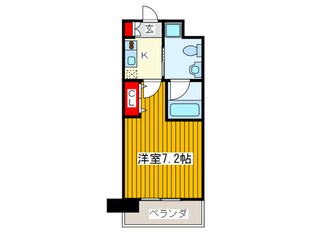 ア－バンフラッツ上町の物件間取画像